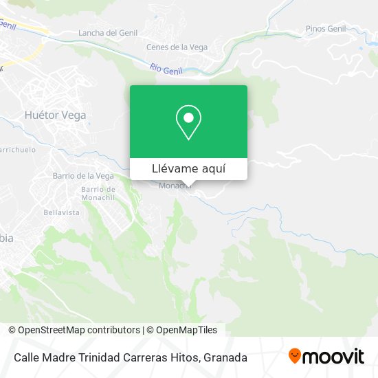Mapa Calle Madre Trinidad Carreras Hitos