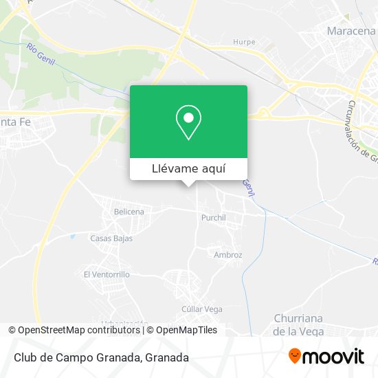 Mapa Club de Campo Granada