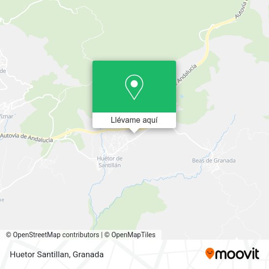 Mapa Huetor Santillan