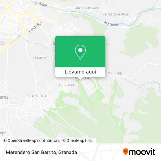 Mapa Merendero San Garrito