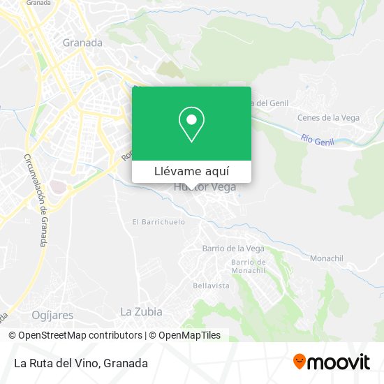 Mapa La Ruta del Vino