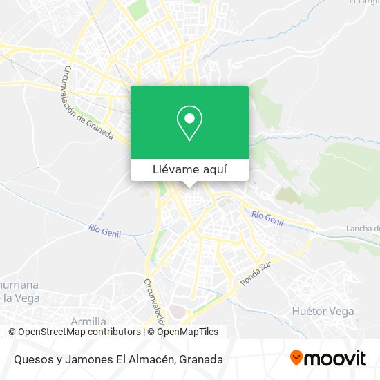 Mapa Quesos y Jamones El Almacén