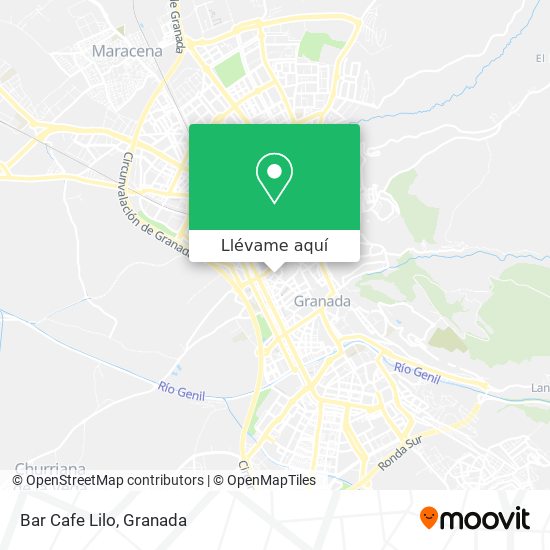 Mapa Bar Cafe Lilo