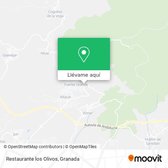 Mapa Restaurante los Olivos