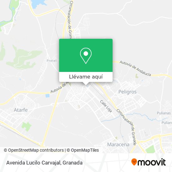 Mapa Avenida Lucilo Carvajal