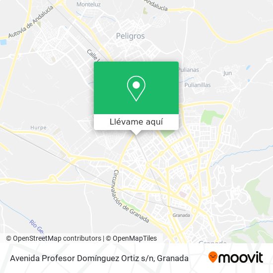 Mapa Avenida Profesor Domínguez Ortiz s / n