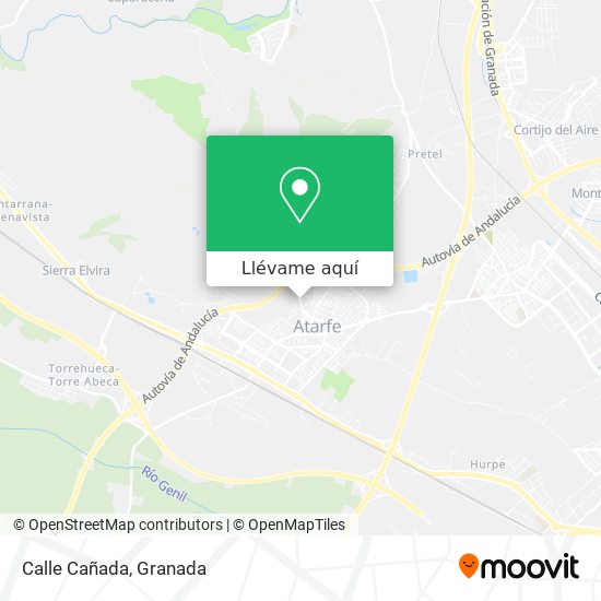 Mapa Calle Cañada