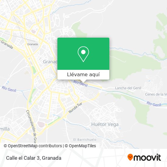 Mapa Calle el Calar 3