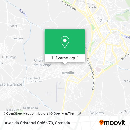 Mapa Avenida Cristóbal Colón 73