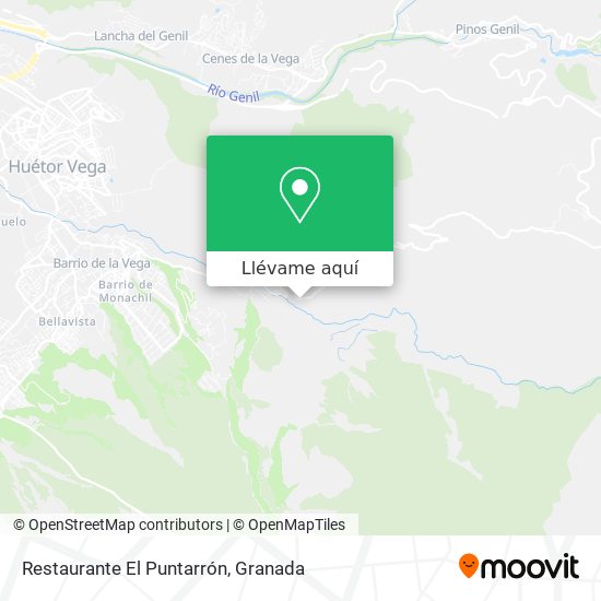 Mapa Restaurante El Puntarrón