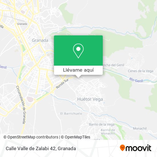 Mapa Calle Valle de Zalabi 42