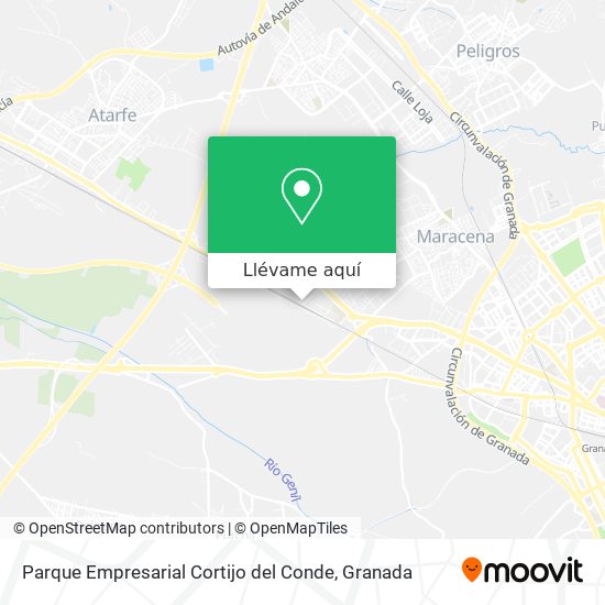 Mapa Parque Empresarial Cortijo del Conde