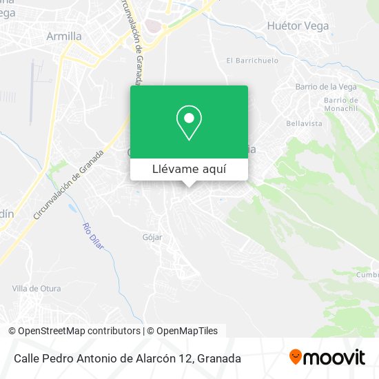 Mapa Calle Pedro Antonio de Alarcón 12