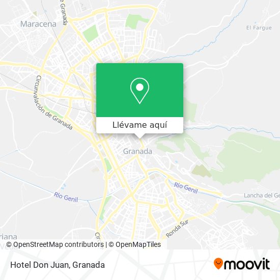 Mapa Hotel Don Juan