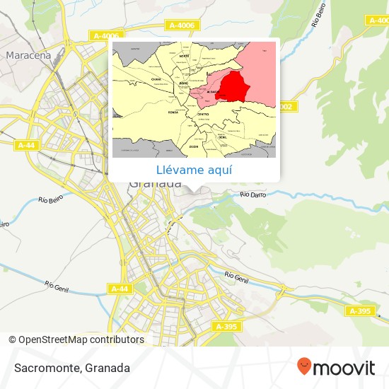 Mapa Sacromonte