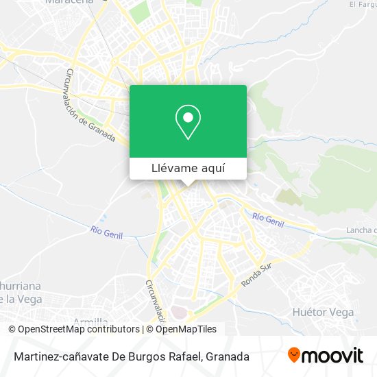 Mapa Martinez-cañavate De Burgos Rafael
