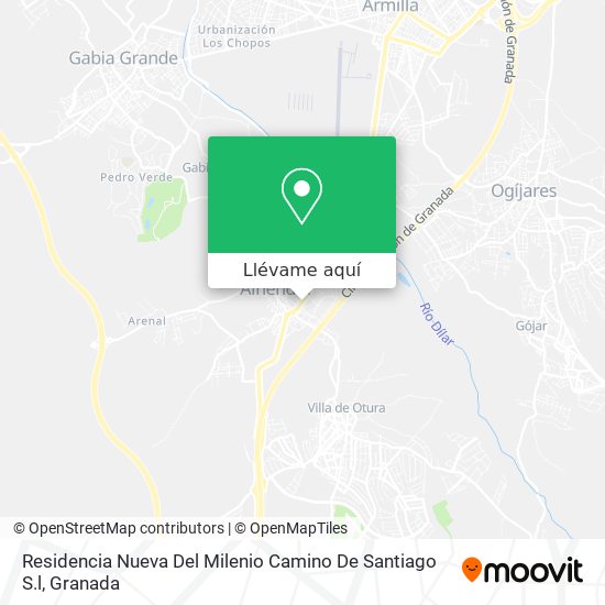 Mapa Residencia Nueva Del Milenio Camino De Santiago S.l