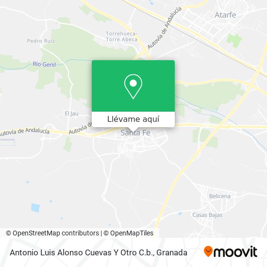 Mapa Antonio Luis Alonso Cuevas Y Otro C.b.