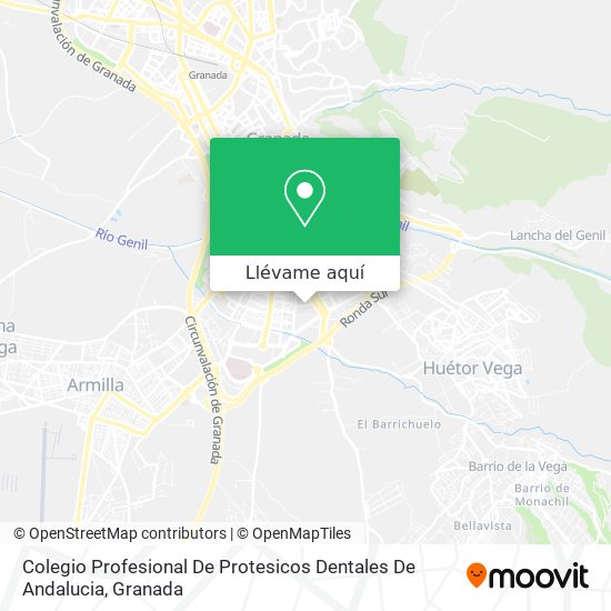Mapa Colegio Profesional De Protesicos Dentales De Andalucia