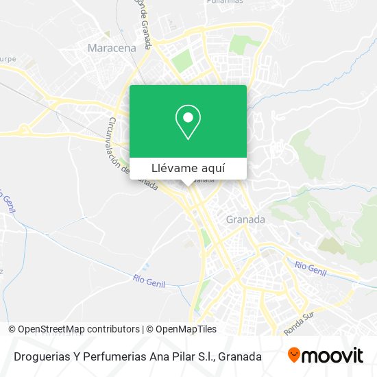 Mapa Droguerias Y Perfumerias Ana Pilar S.l.