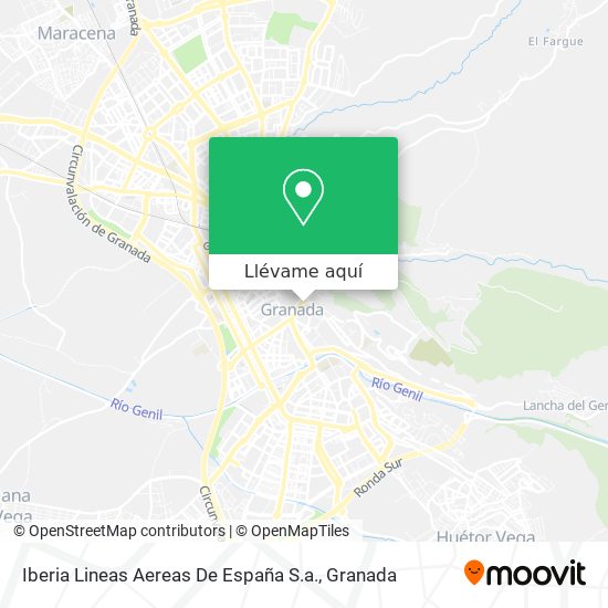 Mapa Iberia Lineas Aereas De España S.a.