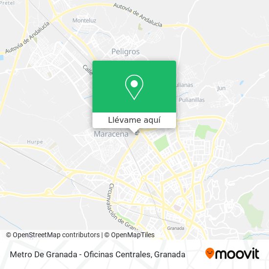 Mapa Metro De Granada - Oficinas Centrales