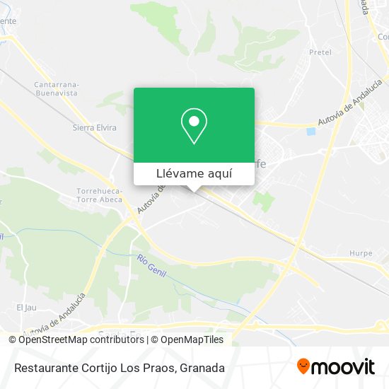 Mapa Restaurante Cortijo Los Praos