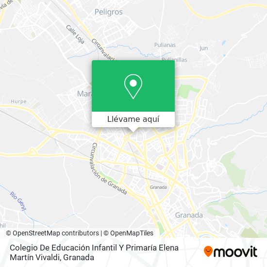 Mapa Colegio De Educación Infantil Y Primaría Elena Martín Vivaldi
