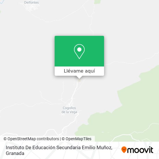 Mapa Instituto De Educación Secundaria Emilio Muñoz
