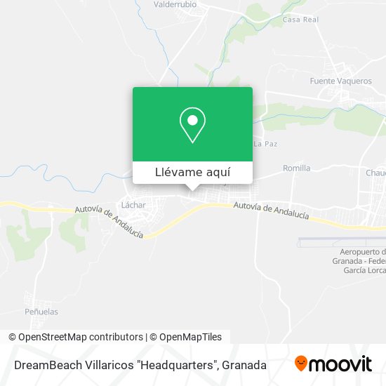 Mapa DreamBeach Villaricos "Headquarters"