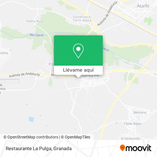 Mapa Restaurante La Pulga