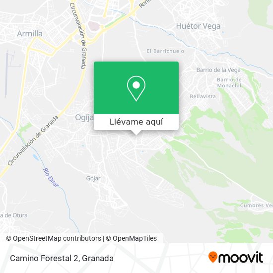 Mapa Camino Forestal 2