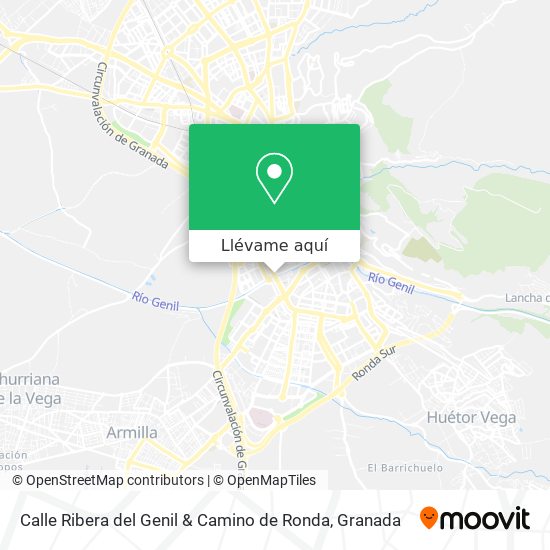 Mapa Calle Ribera del Genil & Camino de Ronda