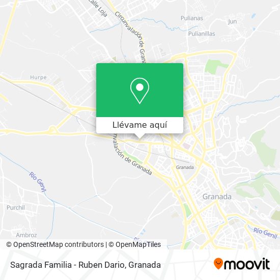 Mapa Sagrada Familia - Ruben Dario