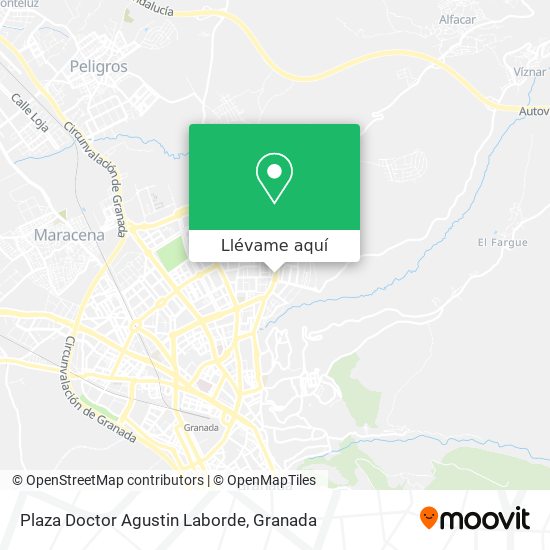 Mapa Plaza Doctor Agustin Laborde