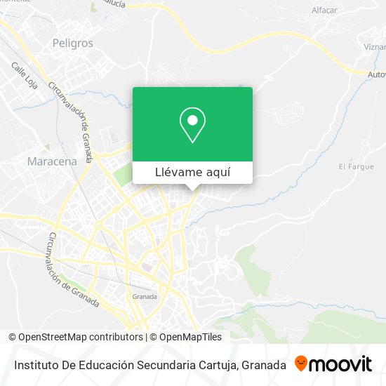 Mapa Instituto De Educación Secundaria Cartuja