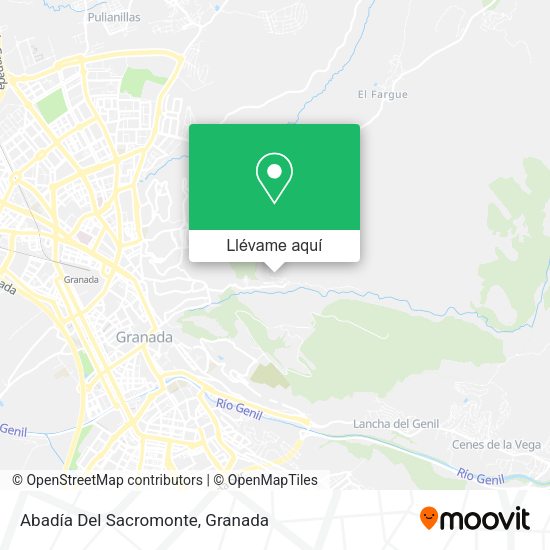 Mapa Abadía Del Sacromonte