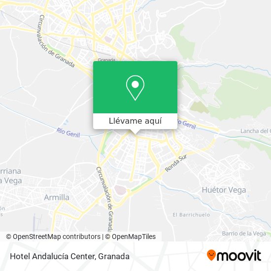 Mapa Hotel Andalucía Center