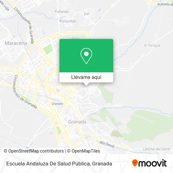 Mapa Escuela Andaluza De Salud Pública