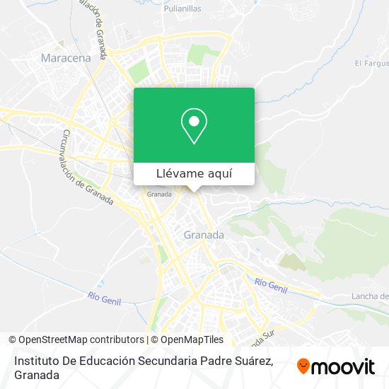 Mapa Instituto De Educación Secundaria Padre Suárez