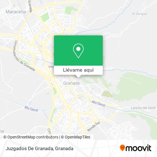 Mapa Juzgados De Granada