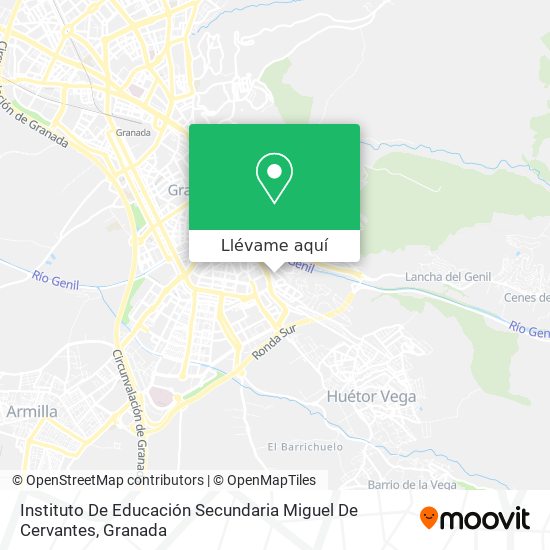 Mapa Instituto De Educación Secundaria Miguel De Cervantes