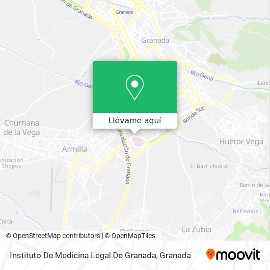 Mapa Instituto De Medicina Legal De Granada