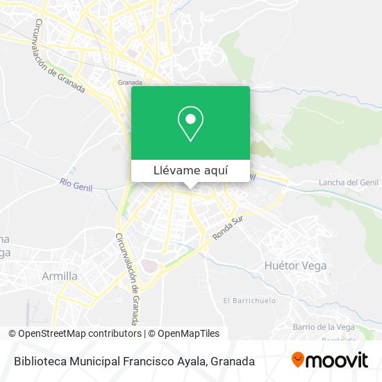 Mapa Biblioteca Municipal Francisco Ayala