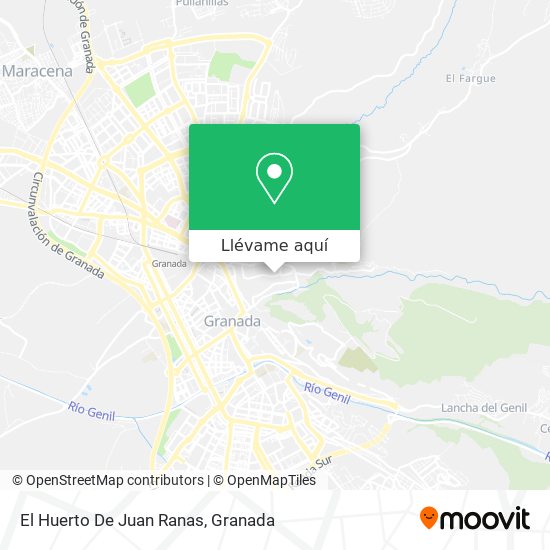 Mapa El Huerto De Juan Ranas
