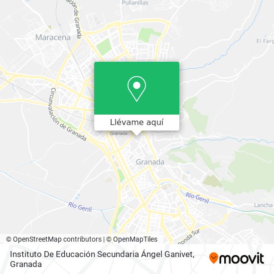 Mapa Instituto De Educación Secundaria Ángel Ganivet