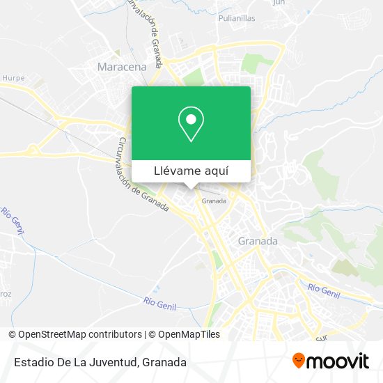 Mapa Estadio De La Juventud