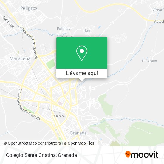 Mapa Colegio Santa Cristina