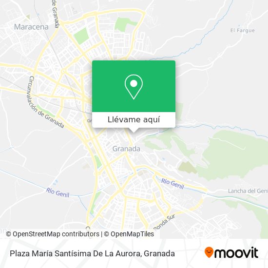 Mapa Plaza María Santísima De La Aurora