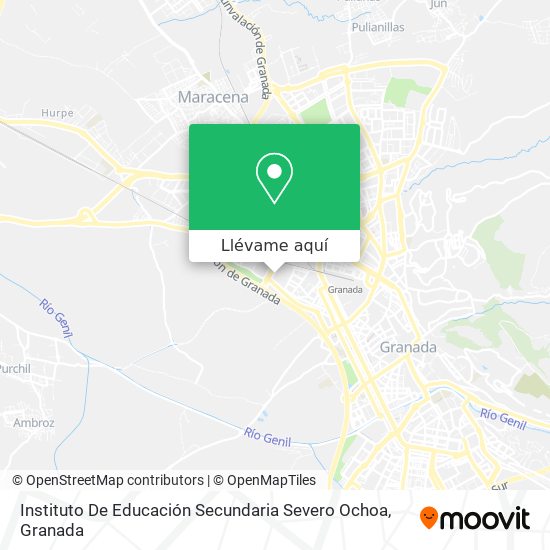 Mapa Instituto De Educación Secundaria Severo Ochoa